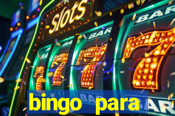 bingo para despedida de solteira para imprimir